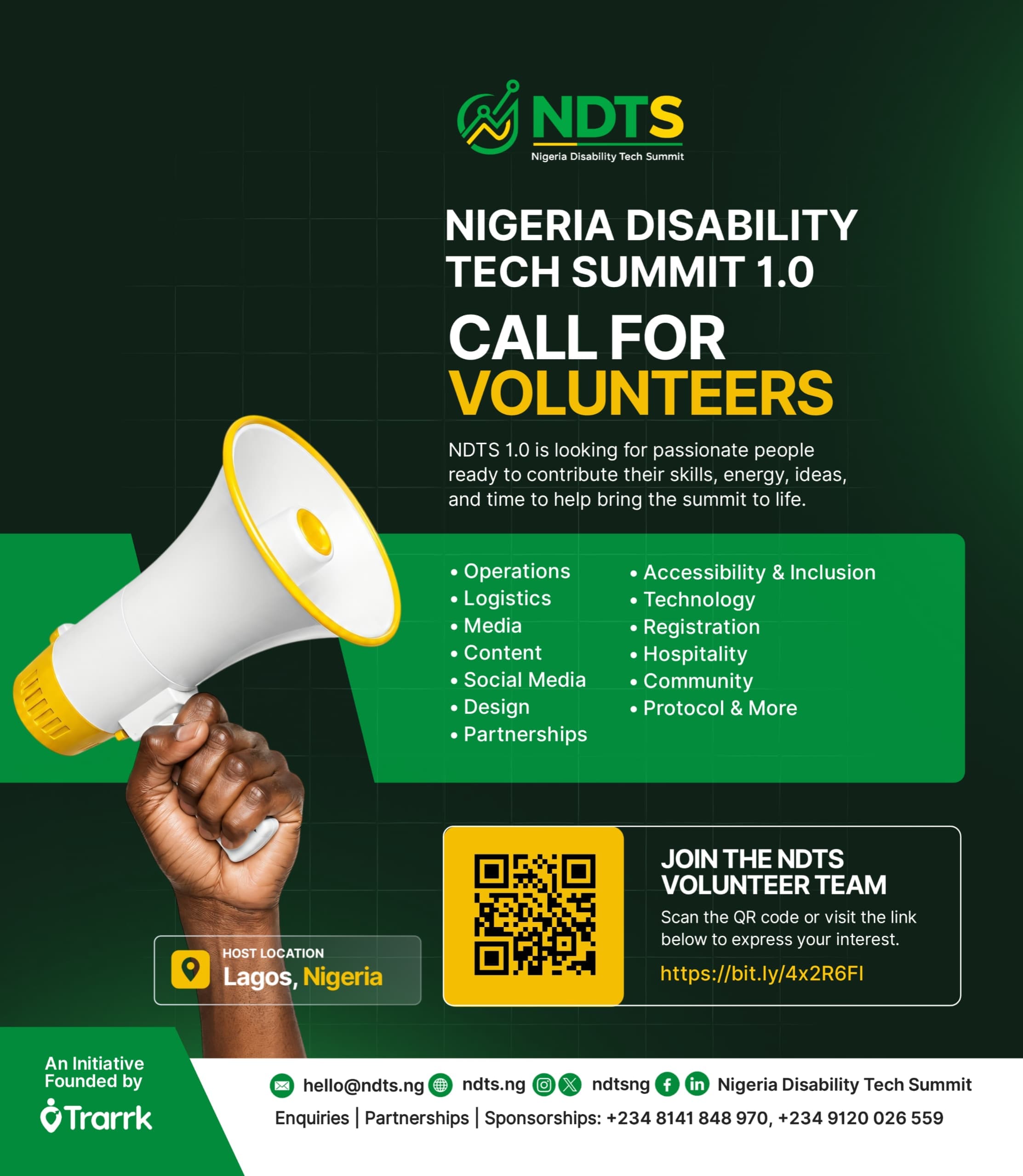 NDTS volunteers at the summit